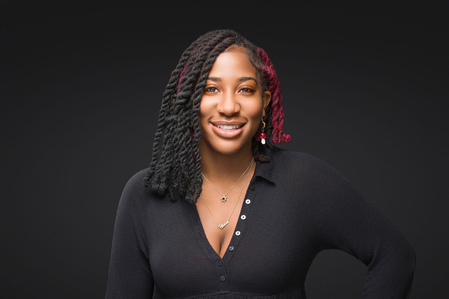 Creative Professional in Easton | A relaxed studio headshot designed to build personal brand trust on social media.