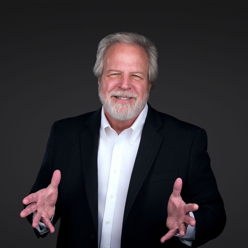 Jeff using his hands to help verbalize his speech