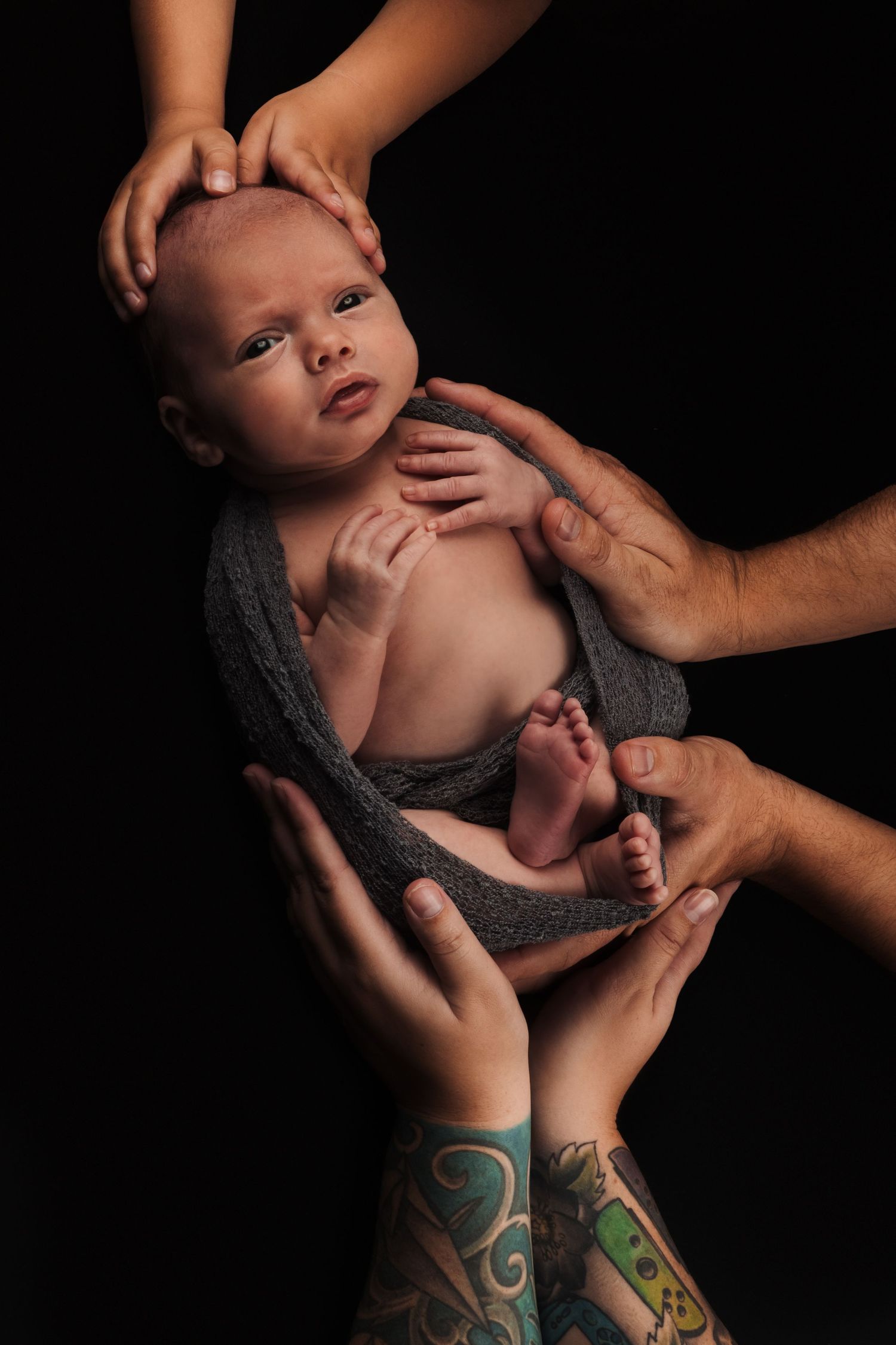 Newborn with Family