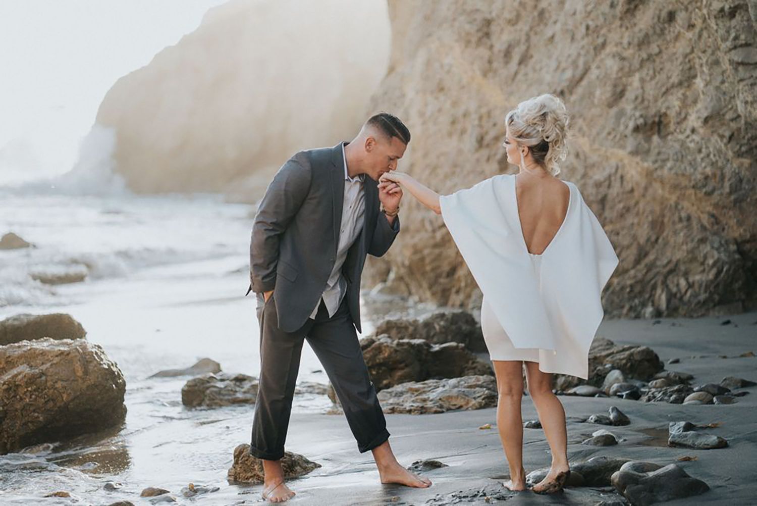 Creative, modern, and romantic New Orleans wedding couple portraits with candid, timeless photography capturing love and real moments