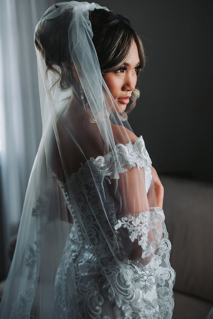 Creative, modern, and romantic New Orleans wedding couple portraits with candid, timeless photography capturing love and real moments