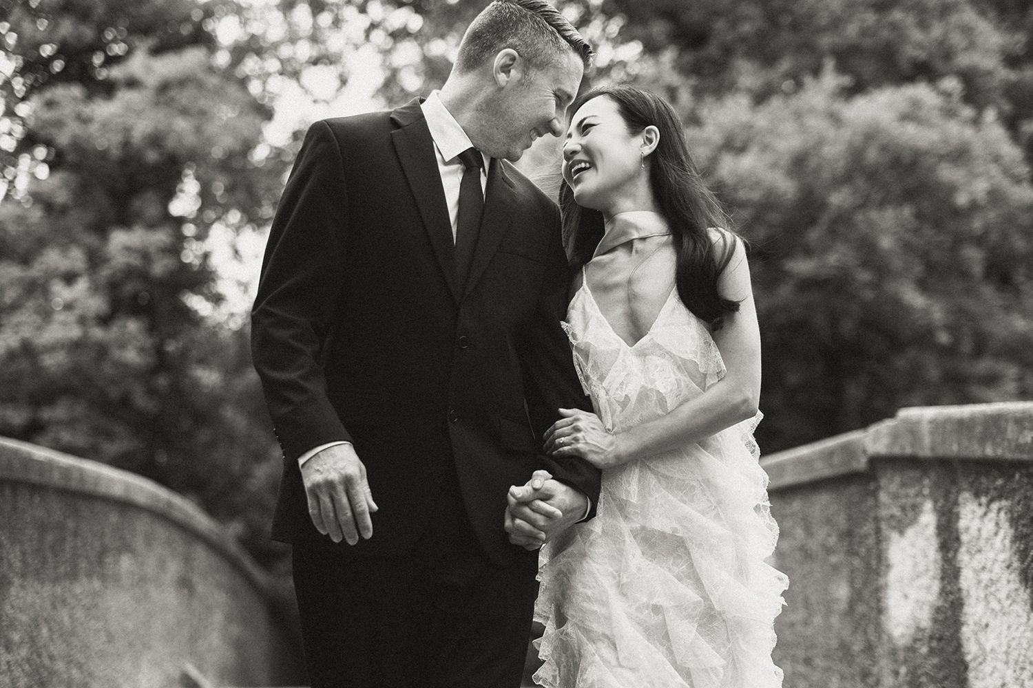 Creative, modern, and romantic New Orleans wedding couple portraits with candid, timeless photography capturing love and real moments
