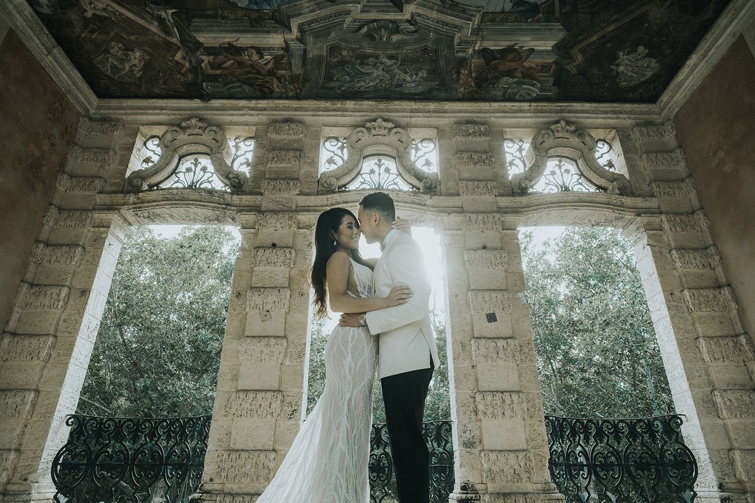 Creative, modern, and romantic New Orleans wedding couple portraits with candid, timeless photography capturing love and real moments