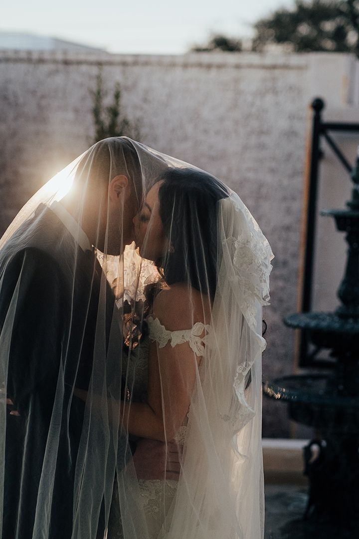 Creative, modern, and romantic New Orleans wedding couple portraits with candid, timeless photography capturing love and real moments