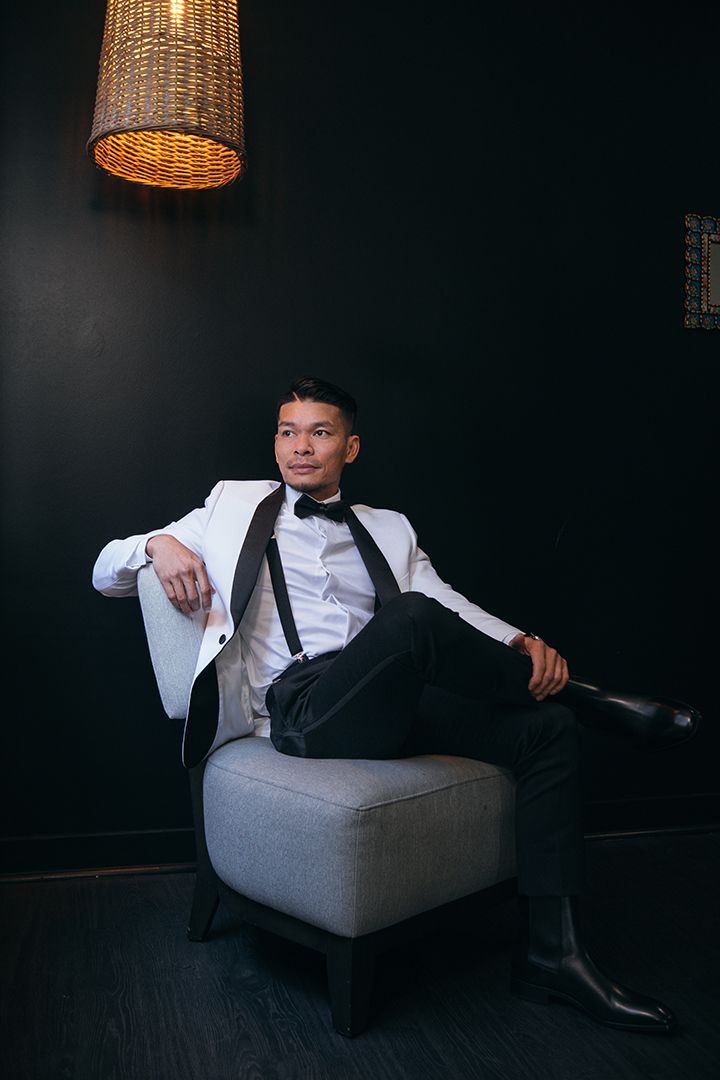 Creative, modern, and romantic New Orleans wedding couple portraits with candid, timeless photography capturing love and real moments