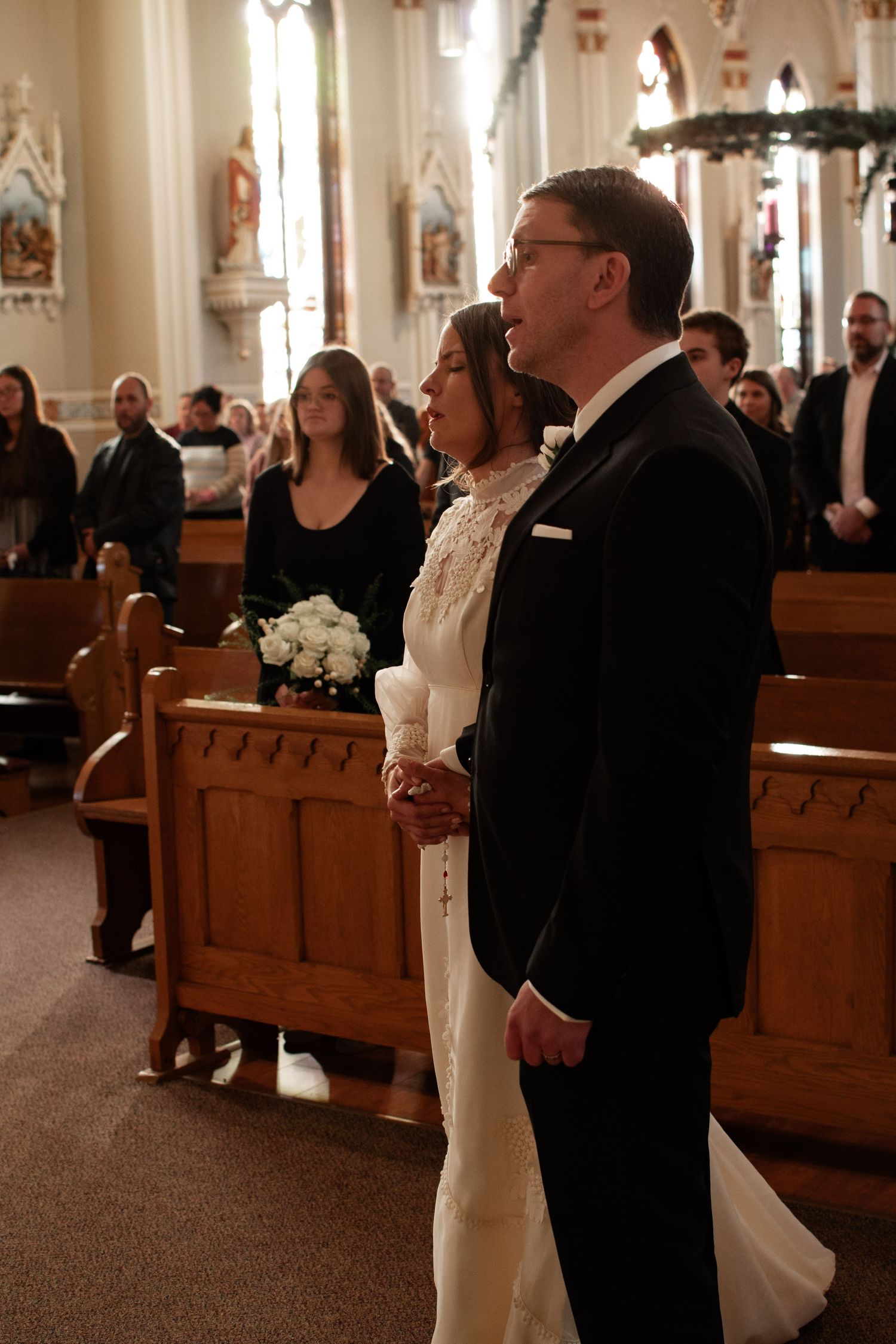 Wausau, Eau Claire, Green Bay, Wisconsin Wedding | Family | Newborn Photography. Featuring Catholic Wedding in Wisconsin Catholic Church