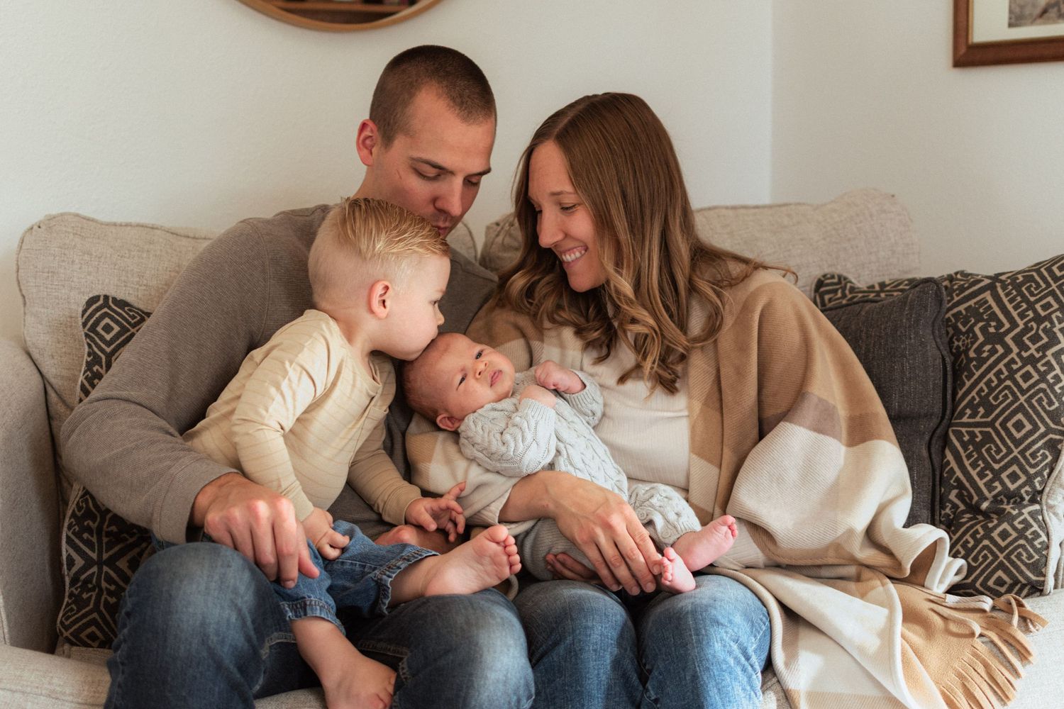 Wausau, Eau Claire, Green Bay, Wisconsin Wedding | Family | Newborn Photography. Photographer. Catholic. Family Portrait. Newborn.