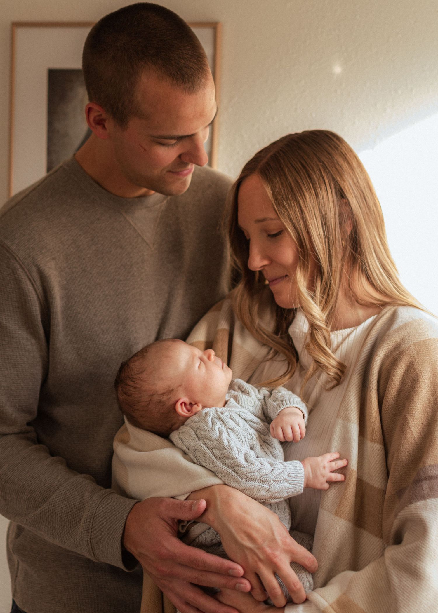 Wausau, Eau Claire, Green Bay, Wisconsin Wedding | Family | Newborn Photography. Photographer. Catholic. Family Portrait. Newborn
