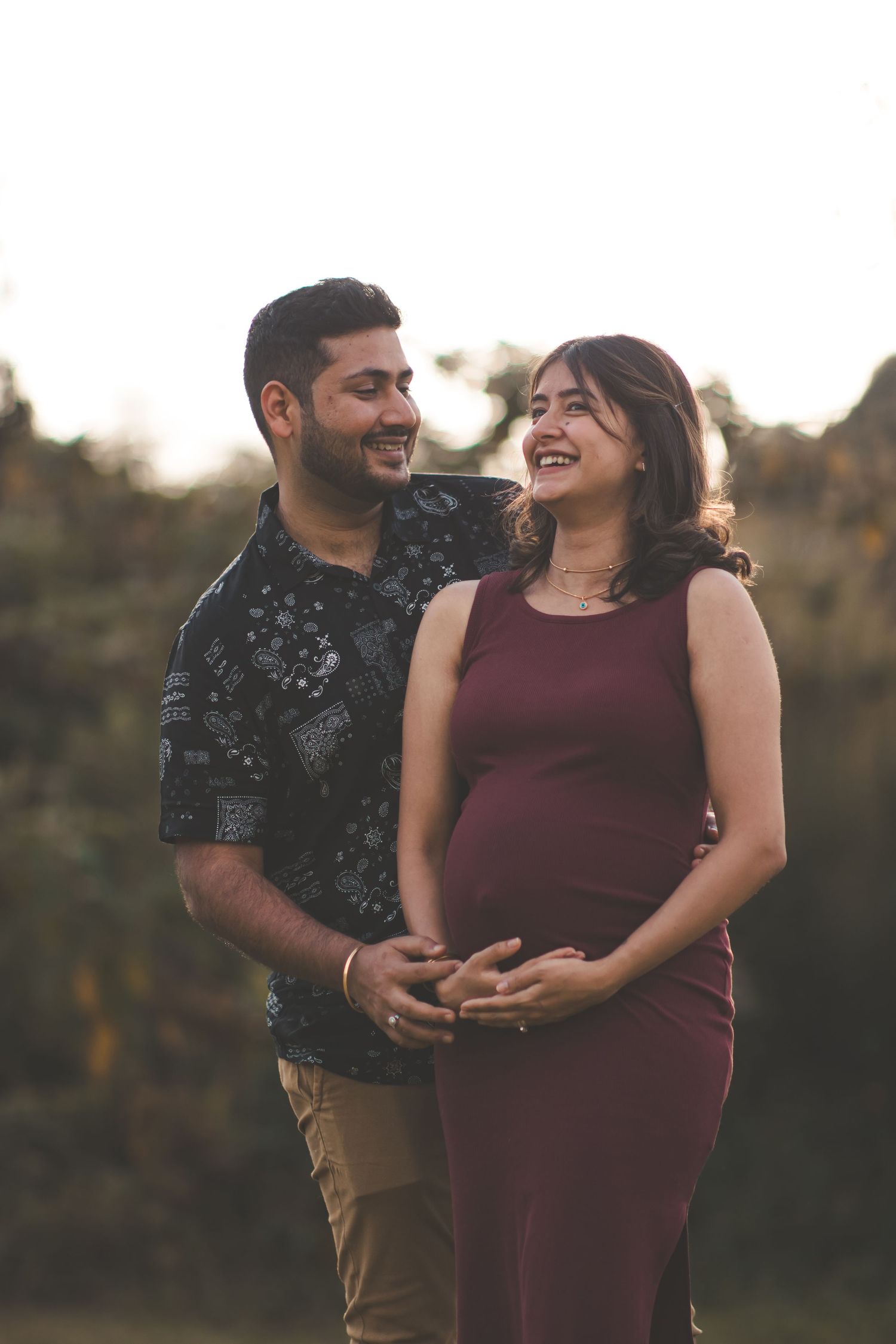 Maternity outdoors