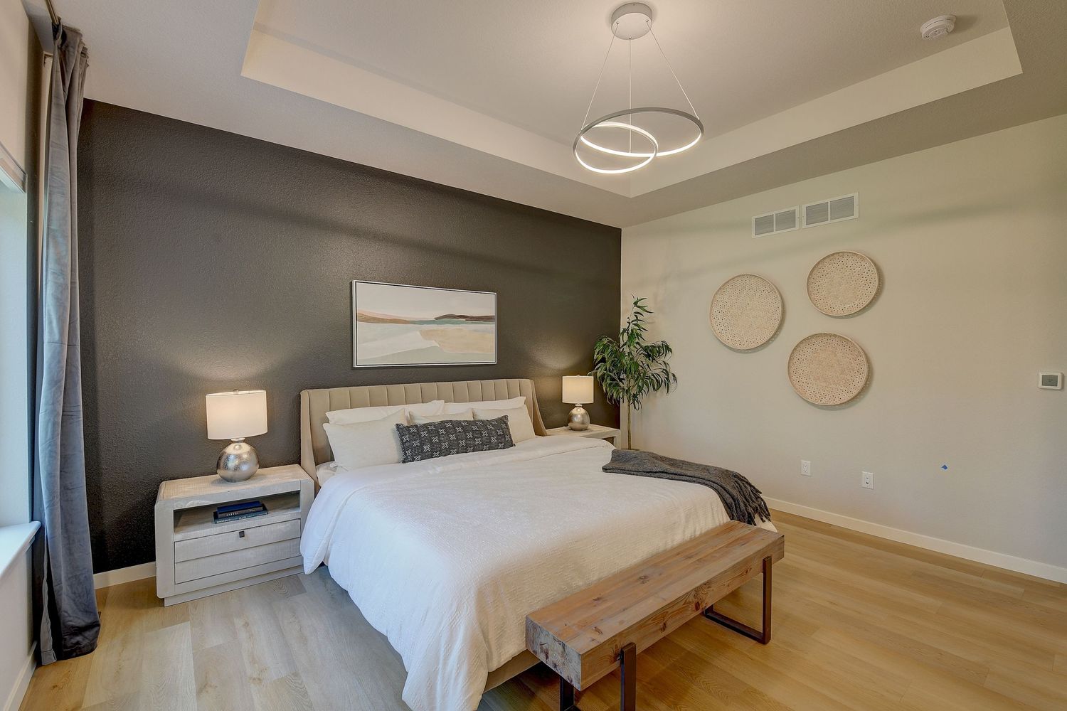 A real estate photo of a bedroom for the sale of a home in Madison, Wisconsin