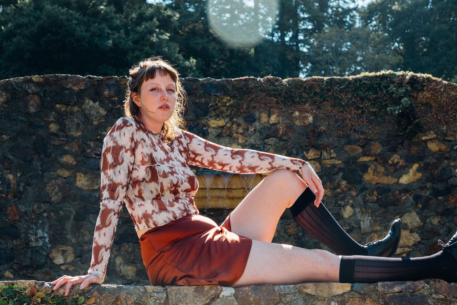 Outdoor, lifestyle editorial portrait of creative small business owner taken by professional photographer Jenn Chen in San Francisco