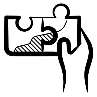Simple line drawings of stick figures in various poses showing basic human movements and gestures.
