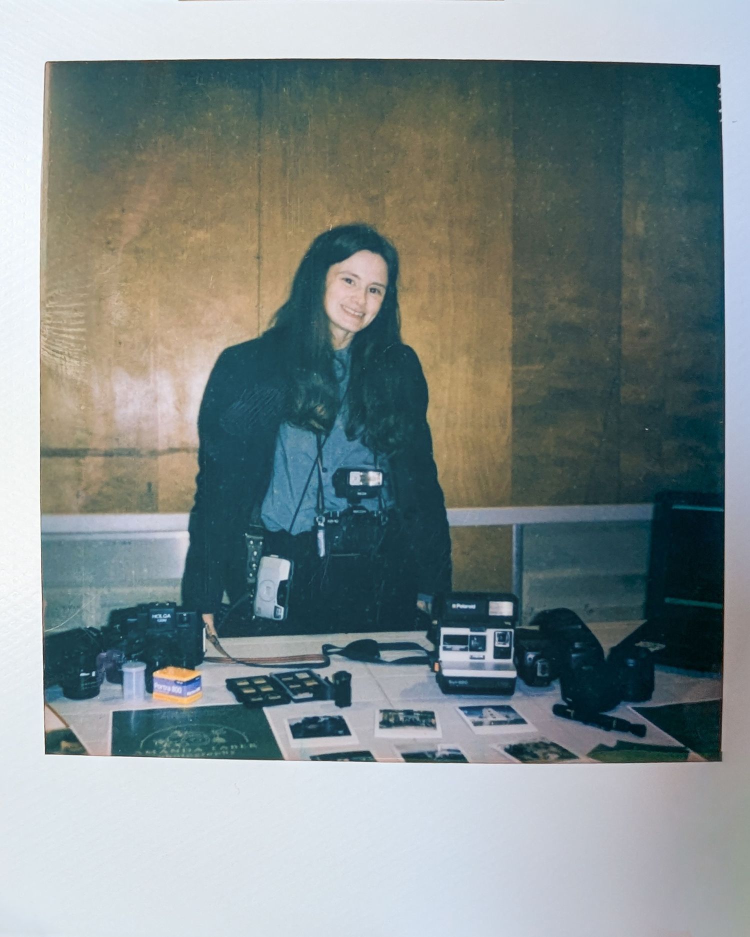 Polaroid photo of Amanda Taber Film Photographer, Analogue Photography, Saint John Film Wedding Photographer New Brunswick Film Photographer