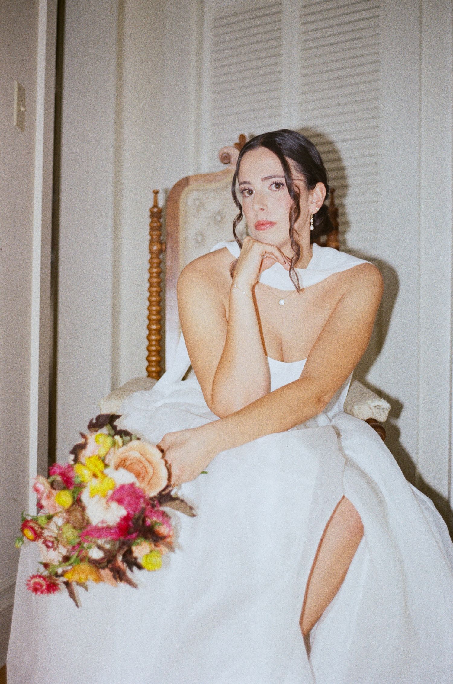 Bride taken on 35mm Film, Wedding Photography on film, New Brunswick, Saint John Film Wedding Photographer, Film Photographer