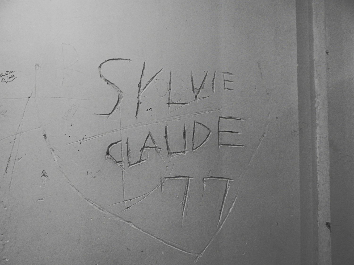 The writings on the walls at Boldt Castle in the Thousands Islands Region in Upstate New York