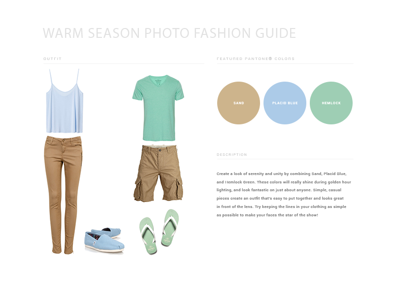 Casual fashion guide with khaki pants, mint green shirt, and light blue accents.