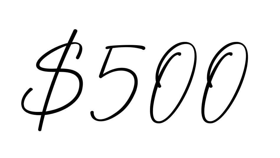 A handwritten signature in black ink appears on a white surface with numbers visible below.