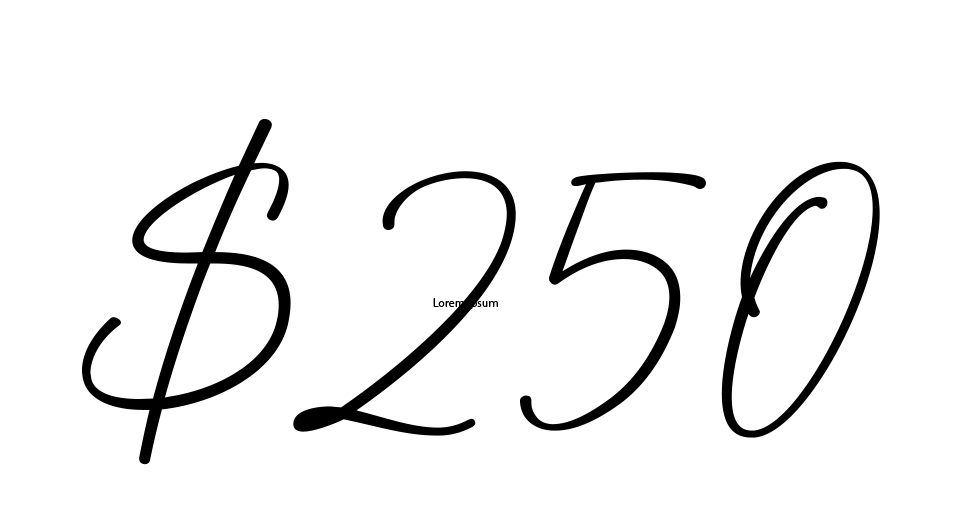 A handwritten mathematical equation or formula showing calculations on white paper.