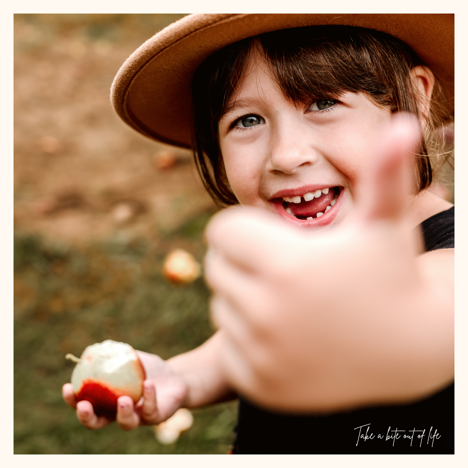 A series of close-up shots showing someone taking bites from a fresh red apple in sequence.