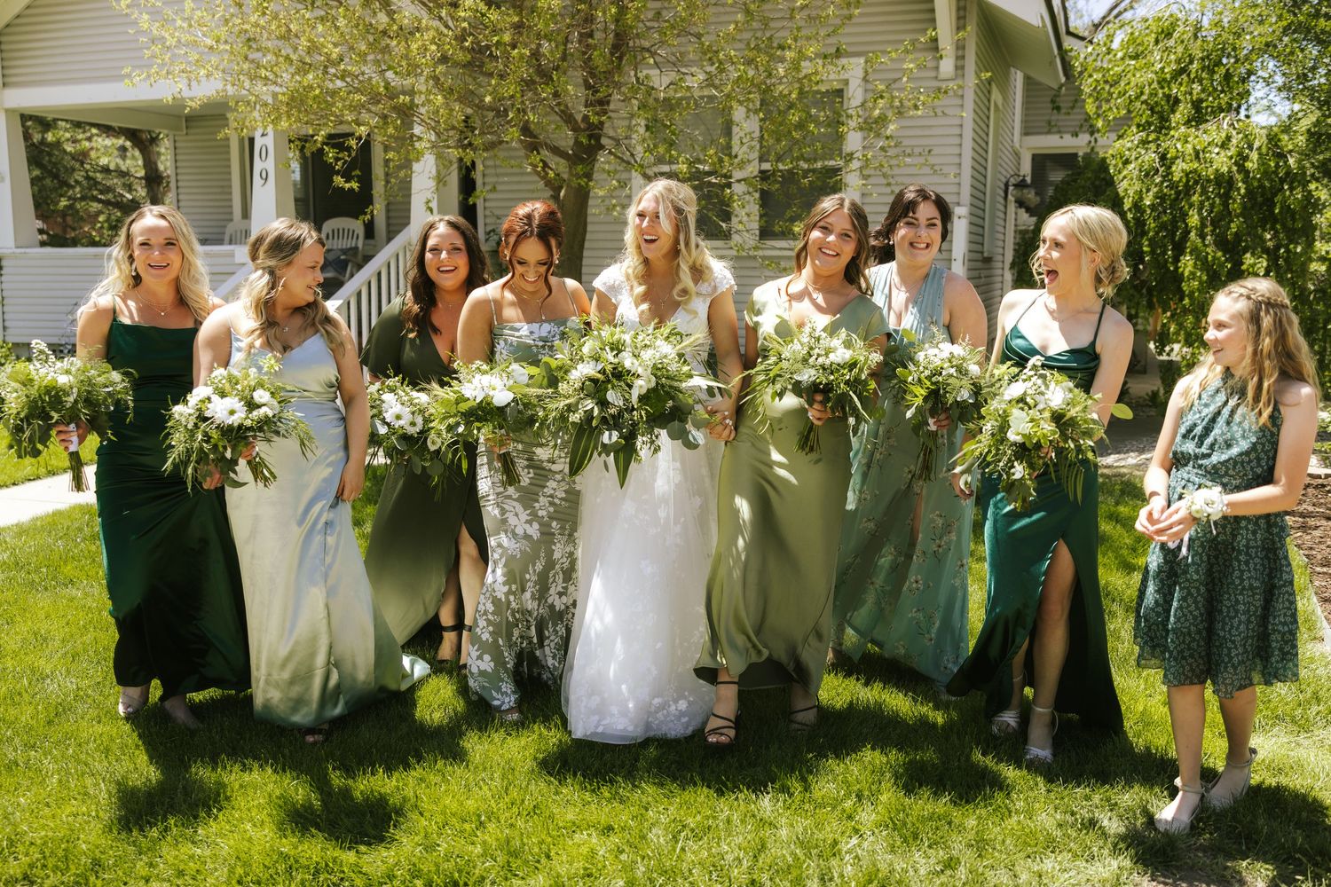 bridal party photos