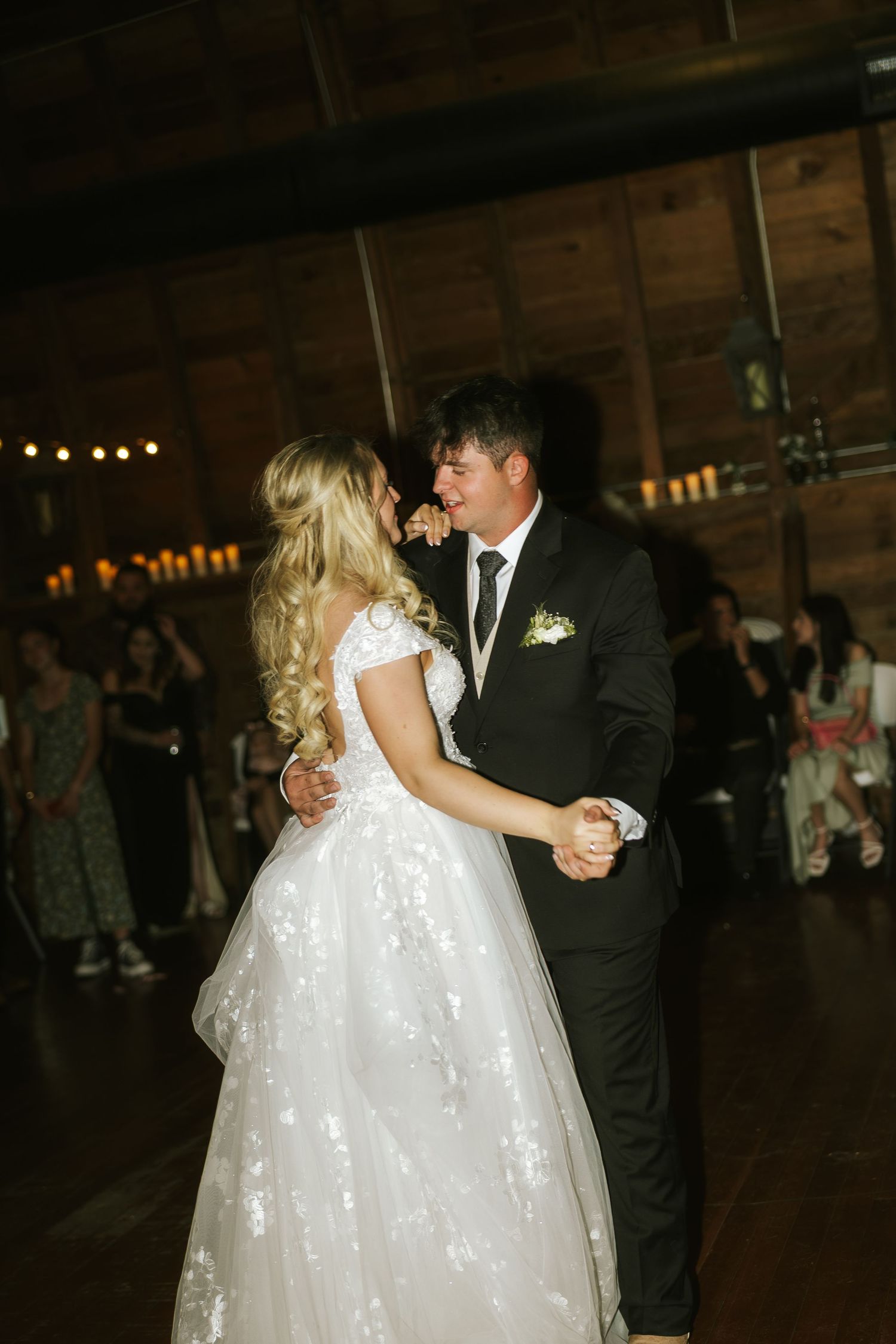 first dance at wedding reception