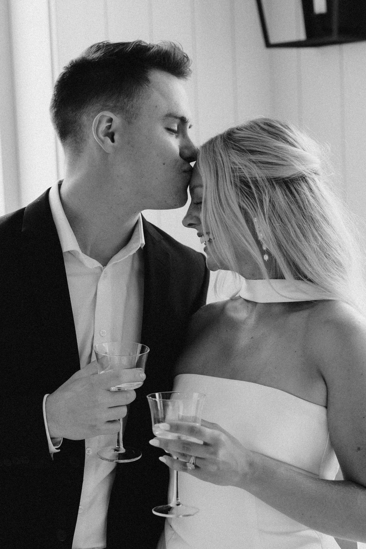 bride and groom portraits