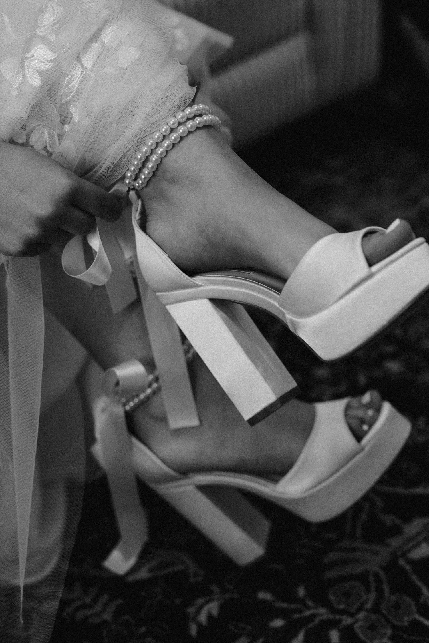 detail photos of shoes