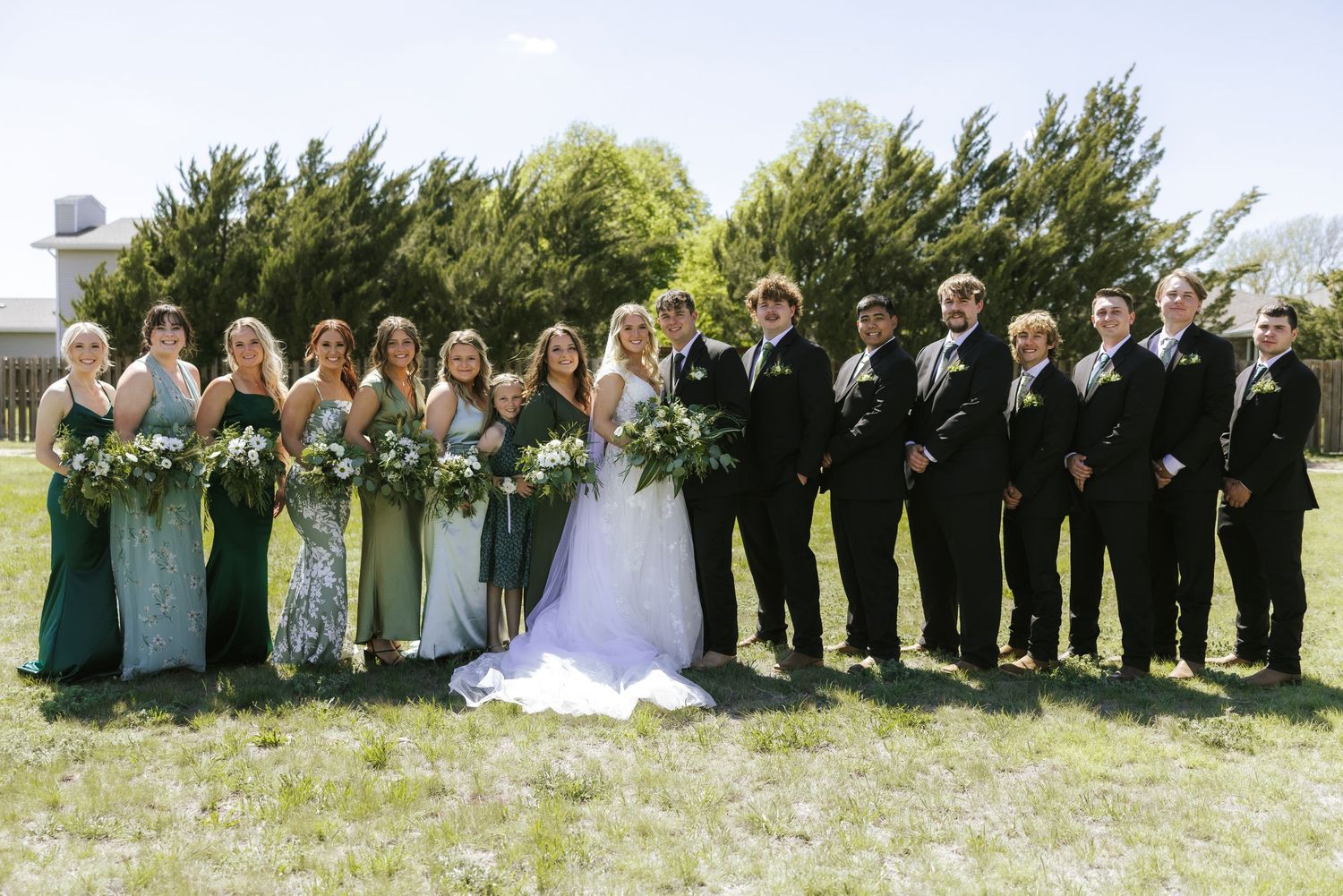 bridal party photos