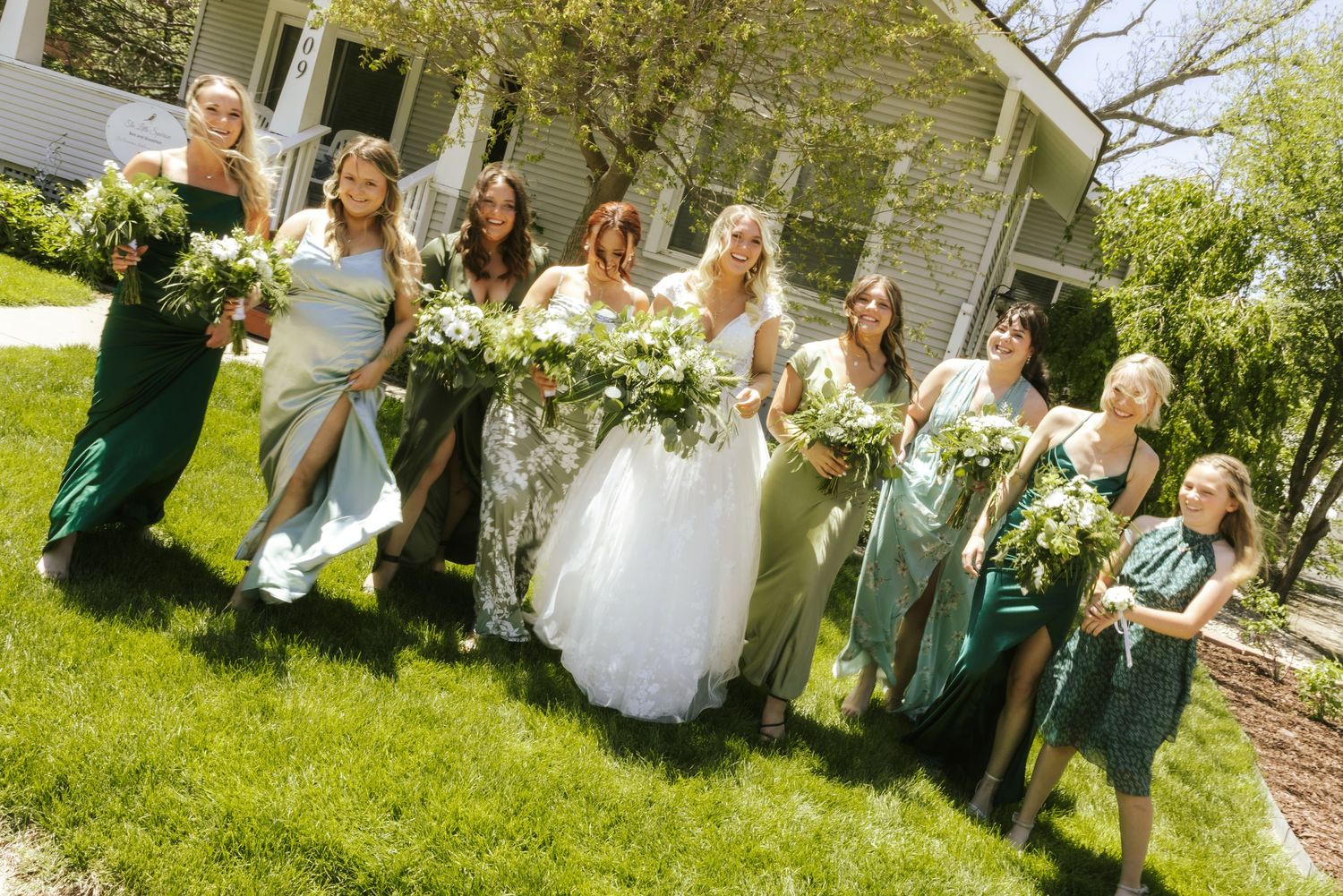 bridal party photos
