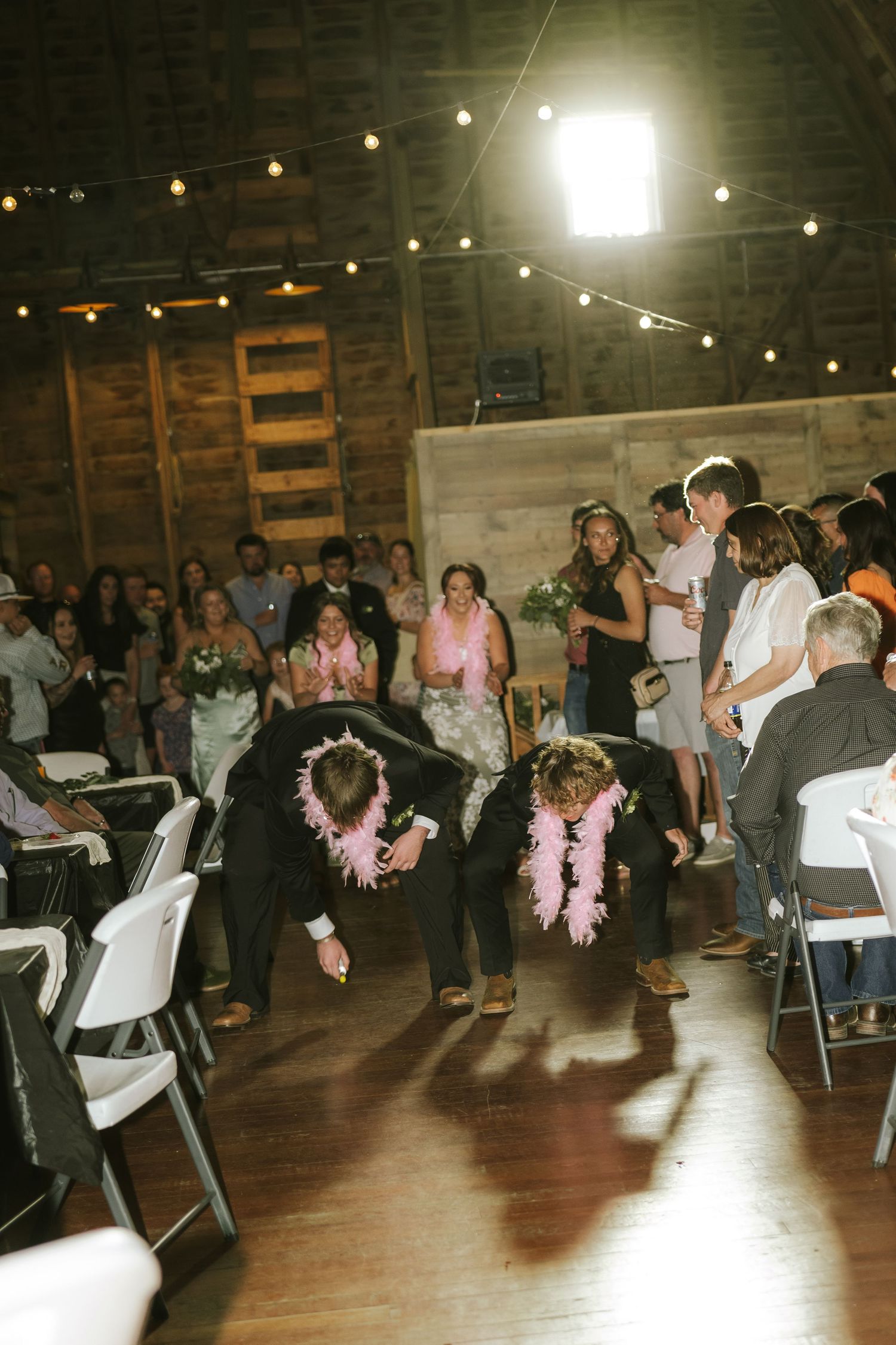 bridal party entrance at wedding reception