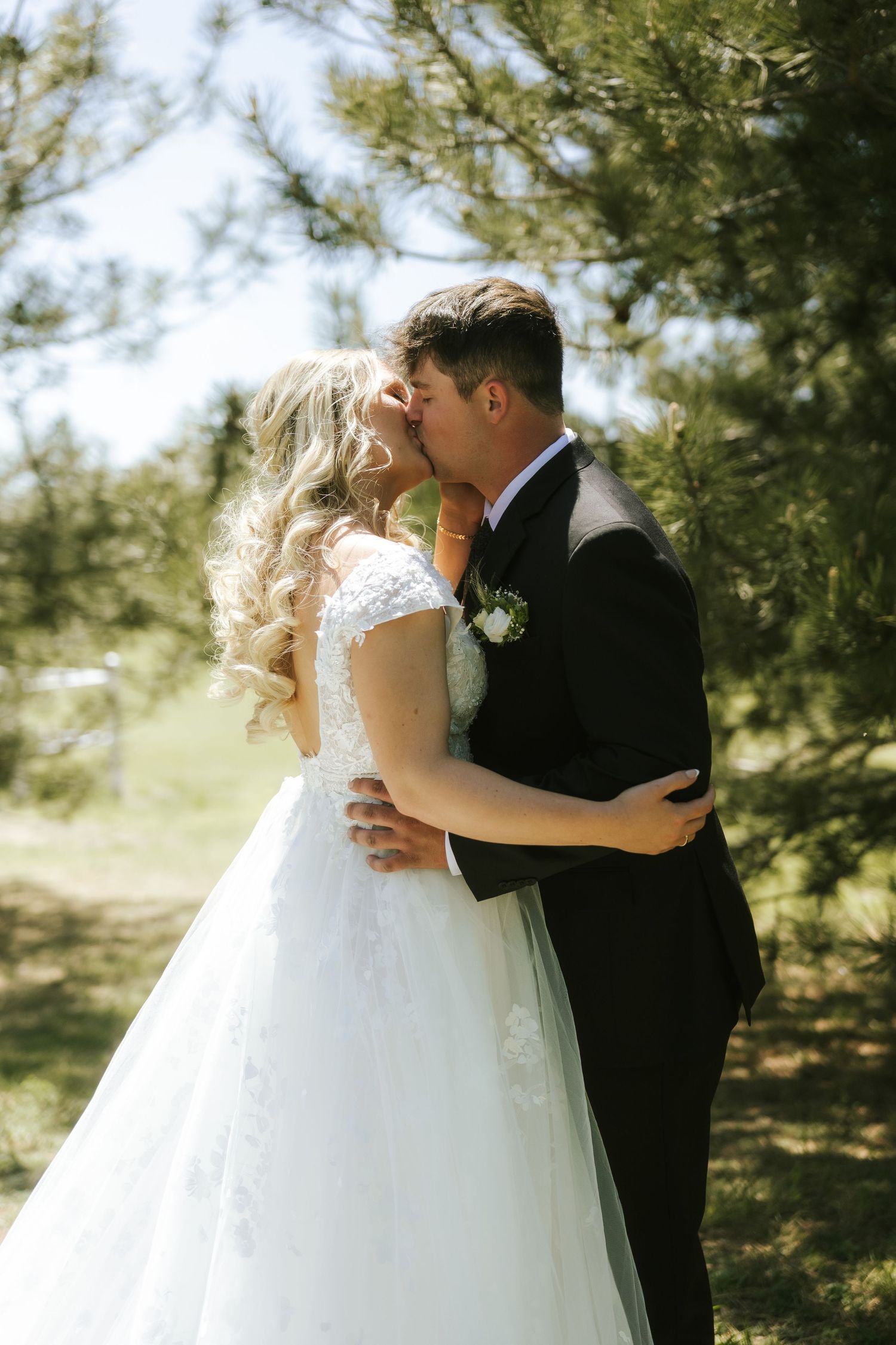bride and groom portraits