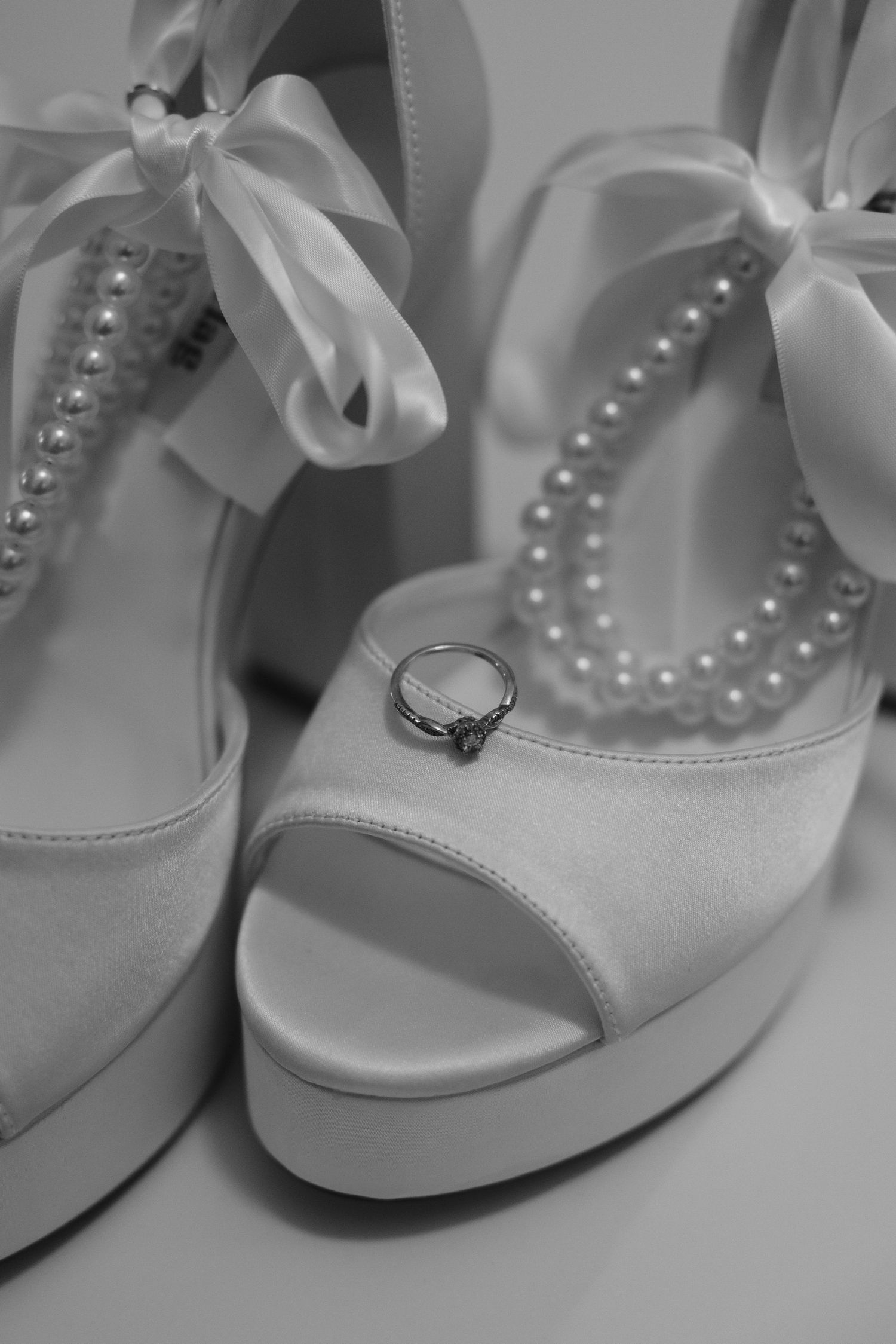 wedding detail photo of shoes