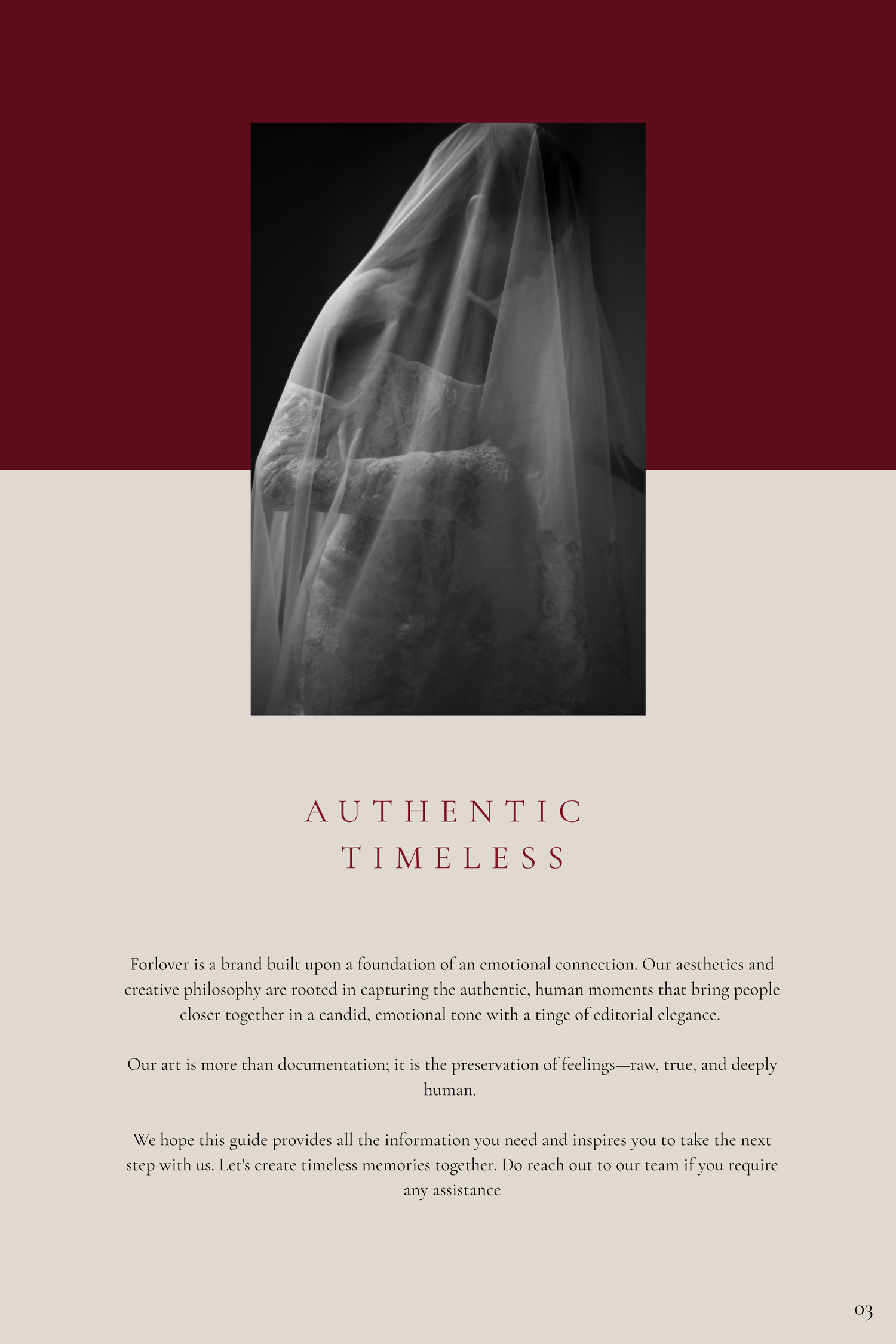 A veiled figure in soft white fabric against a dark background, evoking timeless elegance for a wedding photography brand.