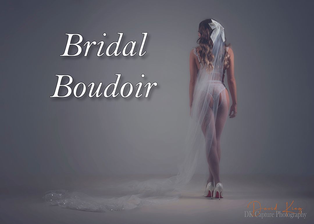 Boudoir photo of a lady photographed in a photography studio