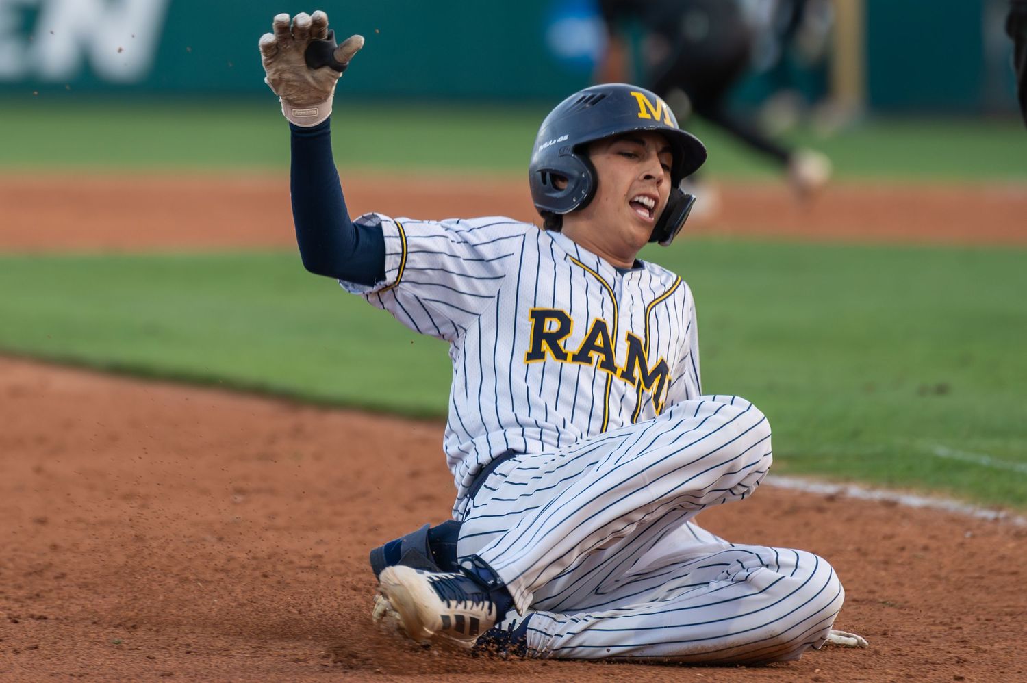 Millikan Rams Baseball action shots.