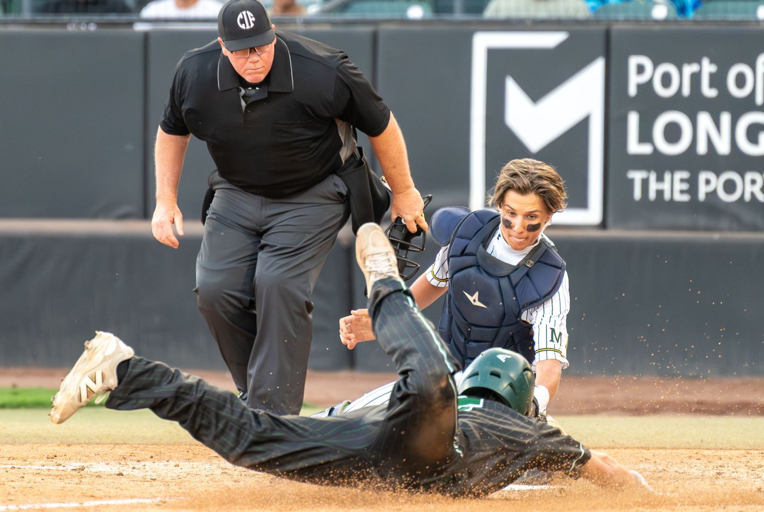 Millikan Rams Baseball action shots.
