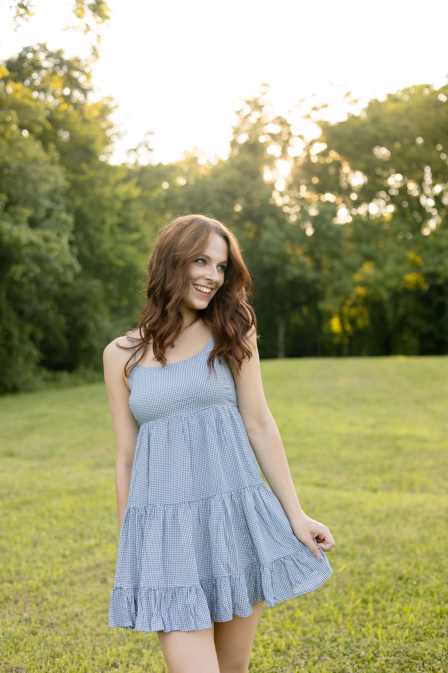 Individual Portraits in golden hour lighting in Huntsville, Alabama