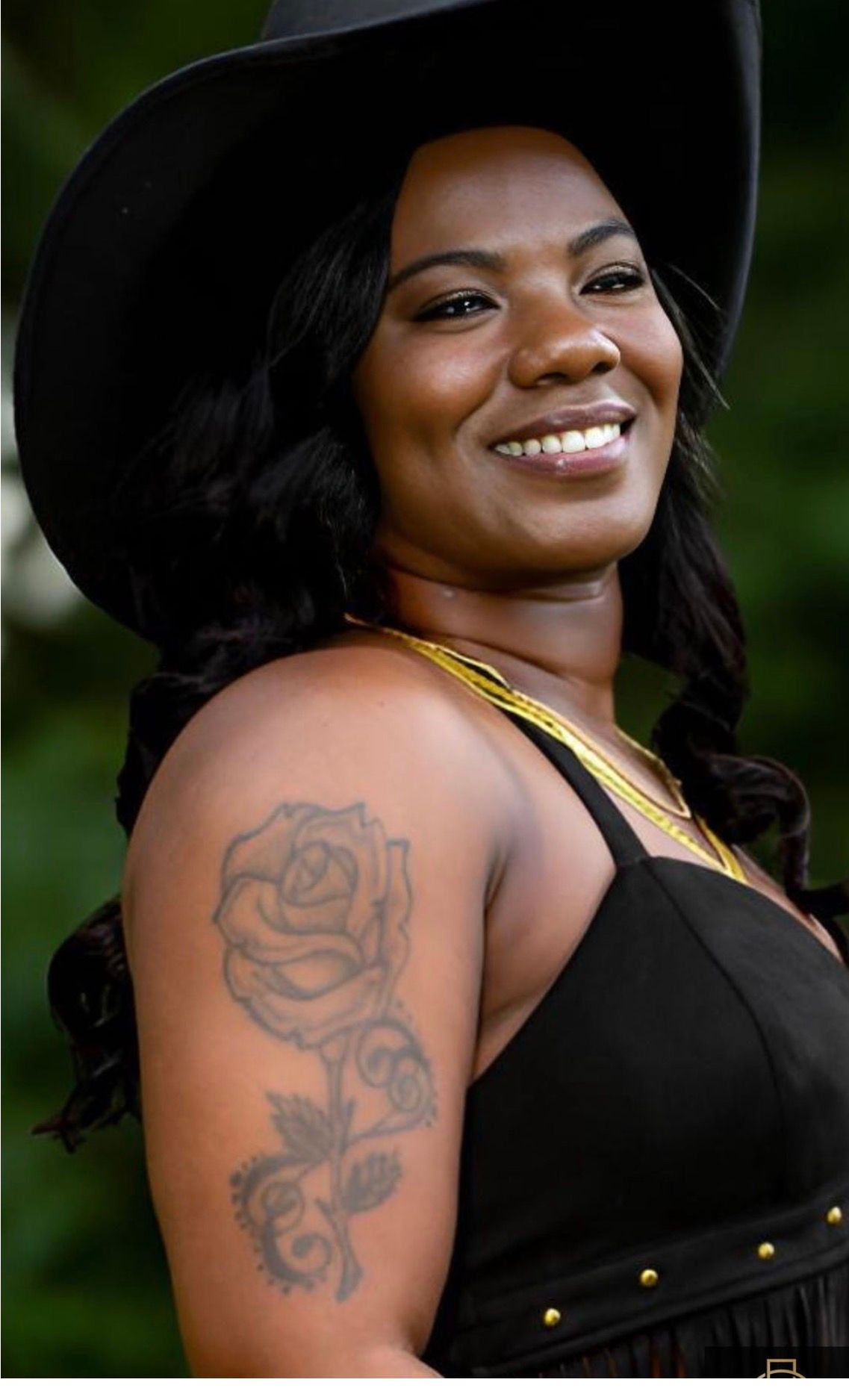 Atlanta portrait photoshoot in featuring elegant black cowgirl hat – Vera-Lane’s Photography & Media