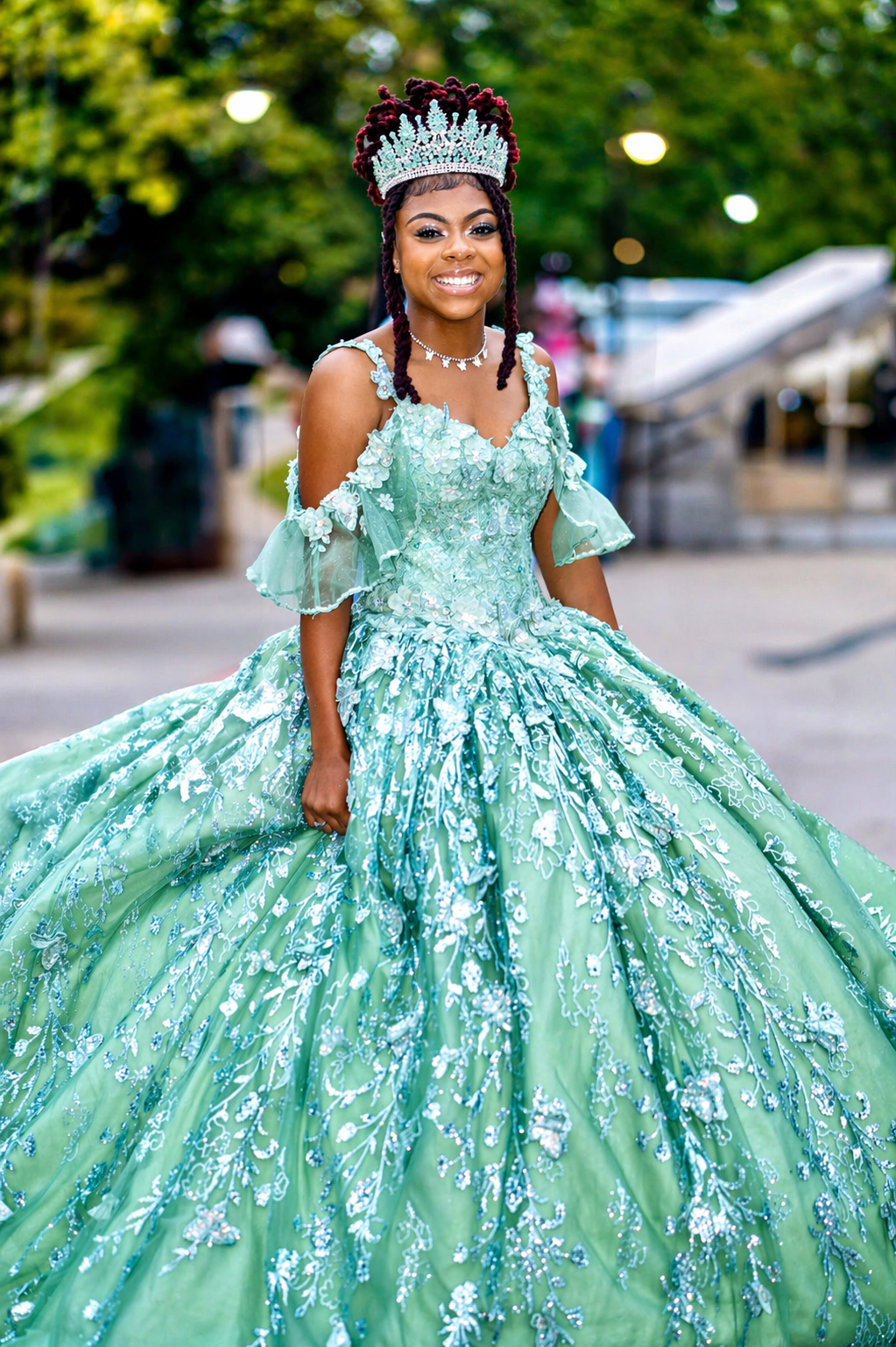 Senior prom in Cinderella dress. High School in Columbia South Carolina. Vera-Lane's Photography & Media