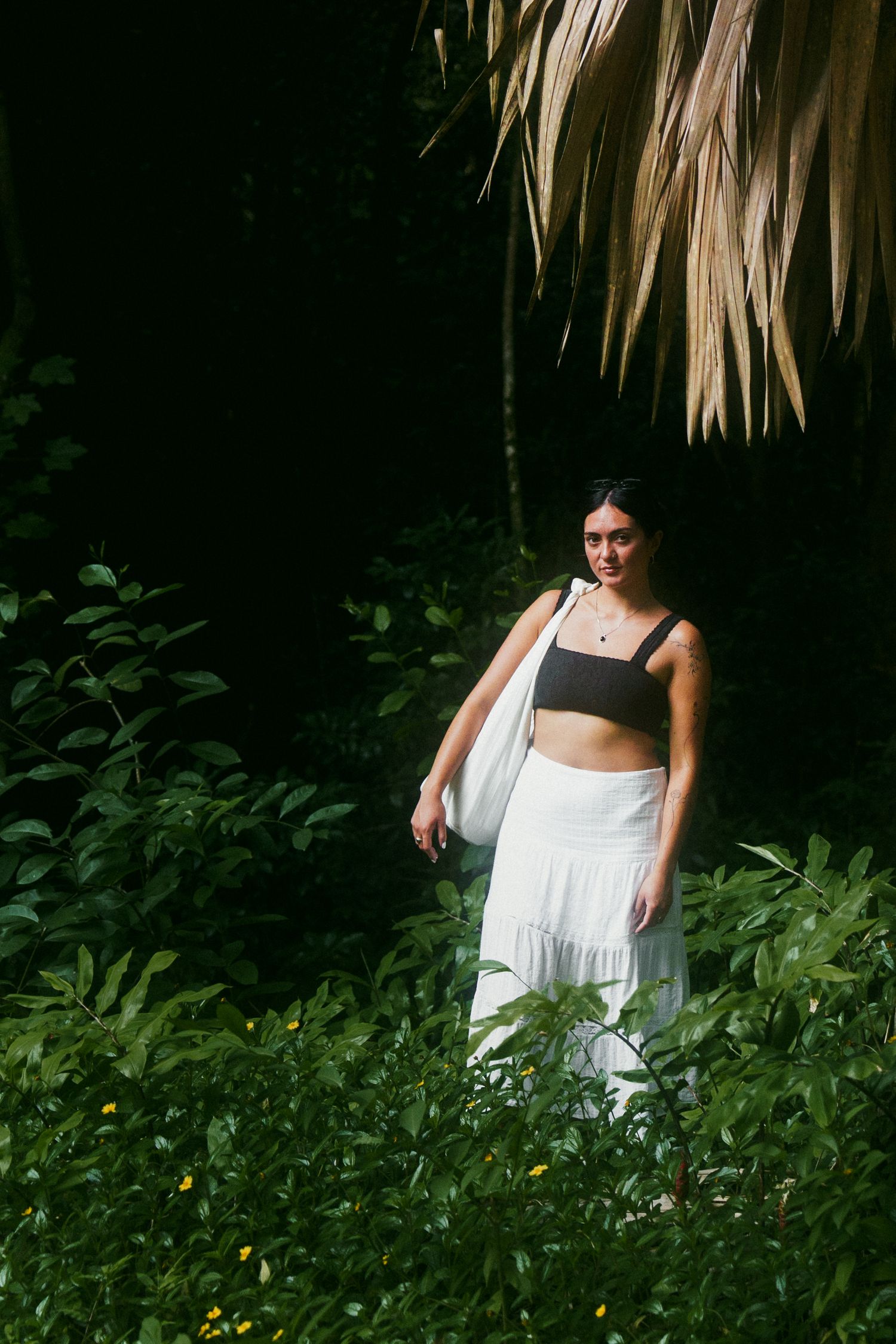 Girl in a Hawaii Botanical Garden