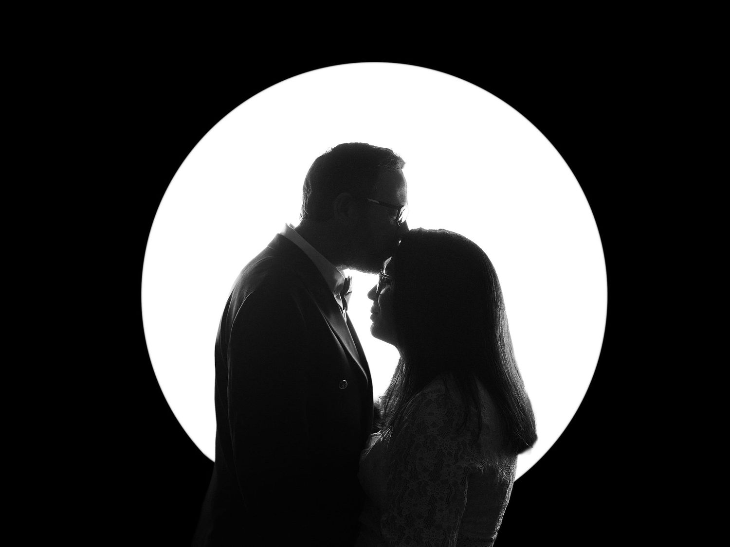 Photographie de mariage noir et blanc