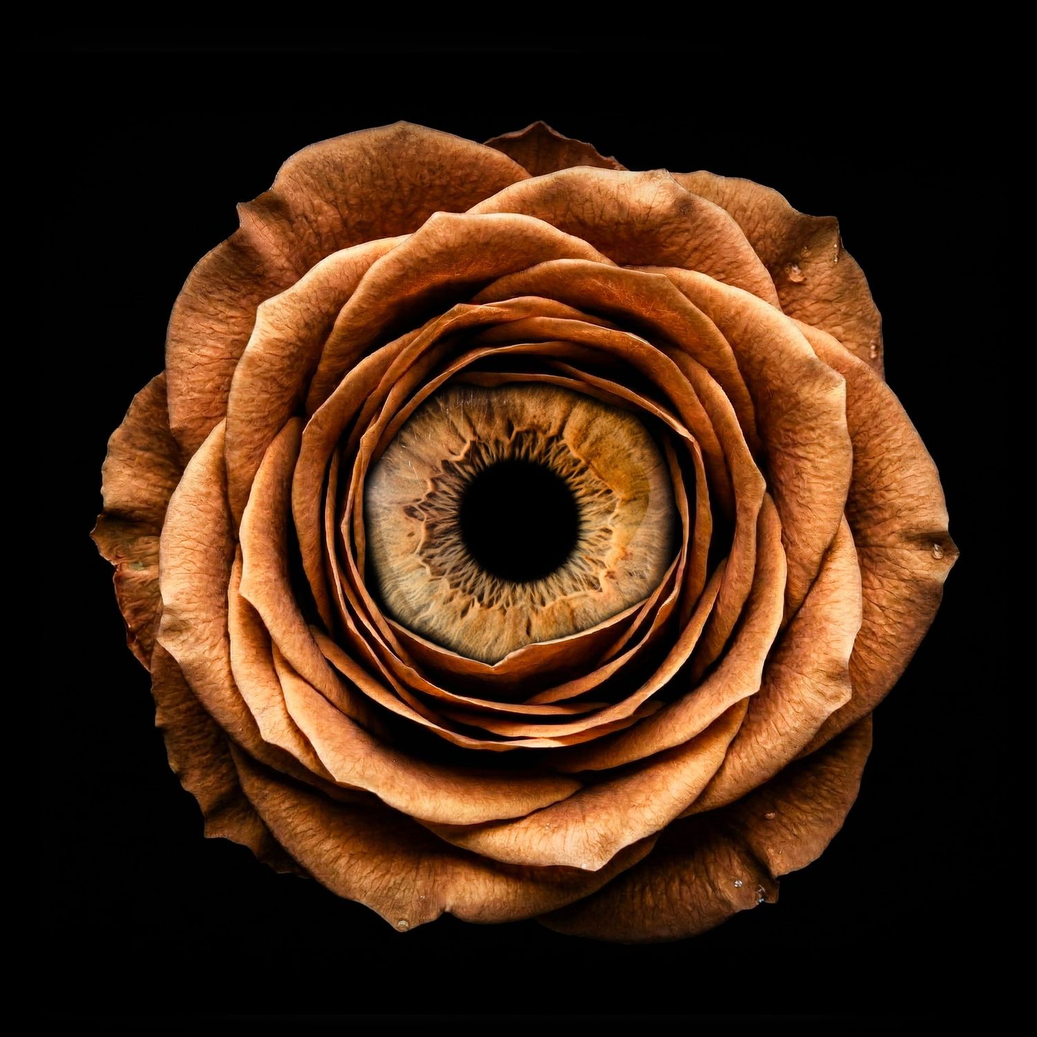 Photographie Iris rose