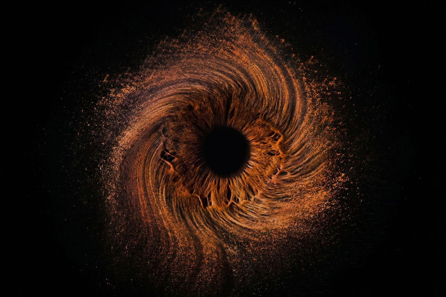 Photographie iris tempête