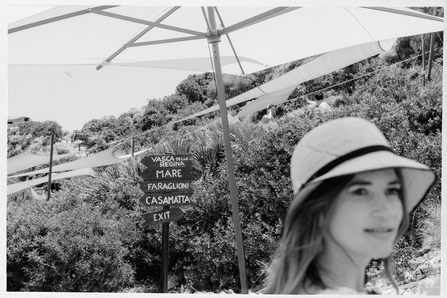 A collection of black and white landscape photographs showing mountains and nature scenes with a vintage aesthetic.
