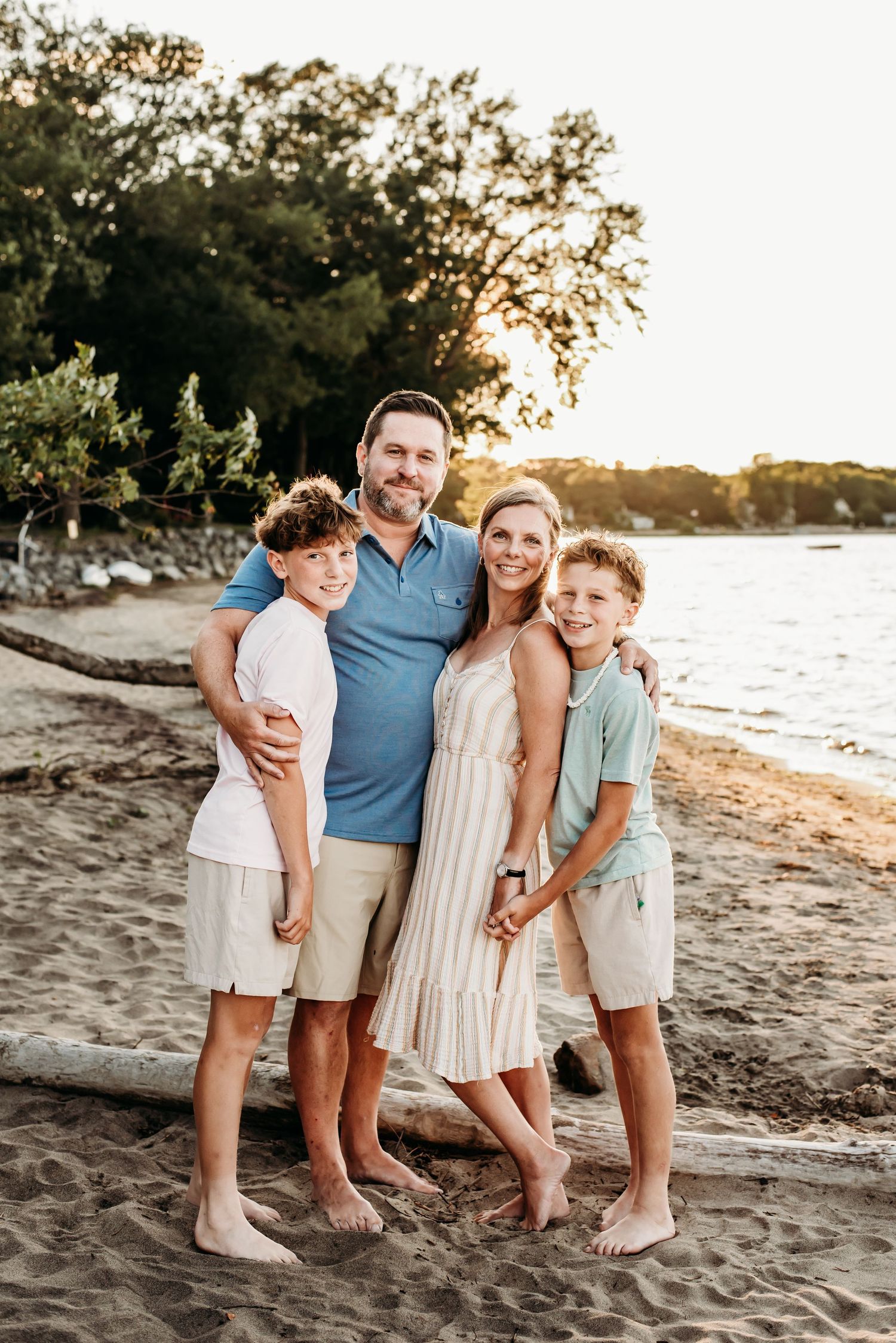 Beach family session