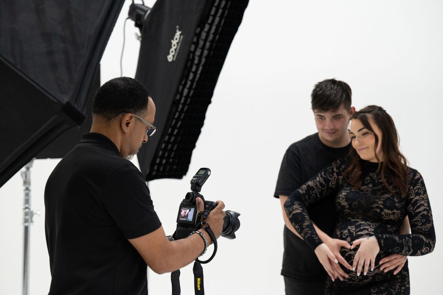 Maternity BTS photo