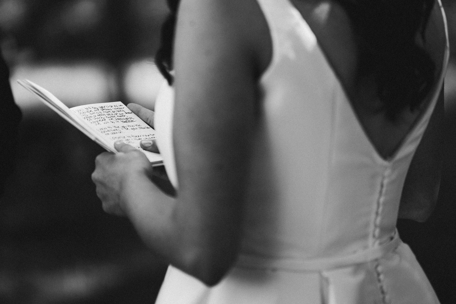 Riverside at the Potomac Wedding Alyssa and TJ Wedding Vows