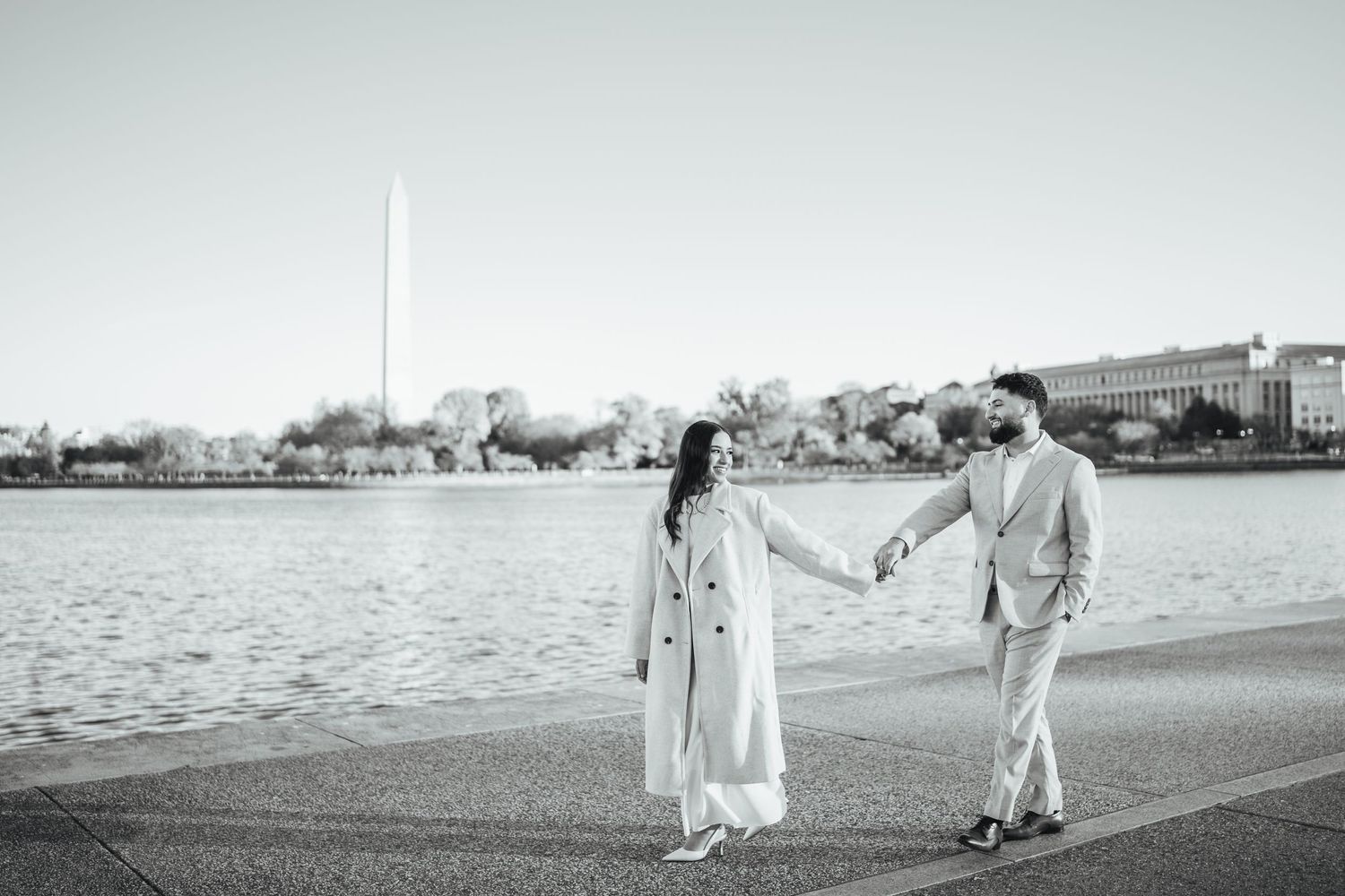 Jefferson Memorial Engagement Shoot Washington DC