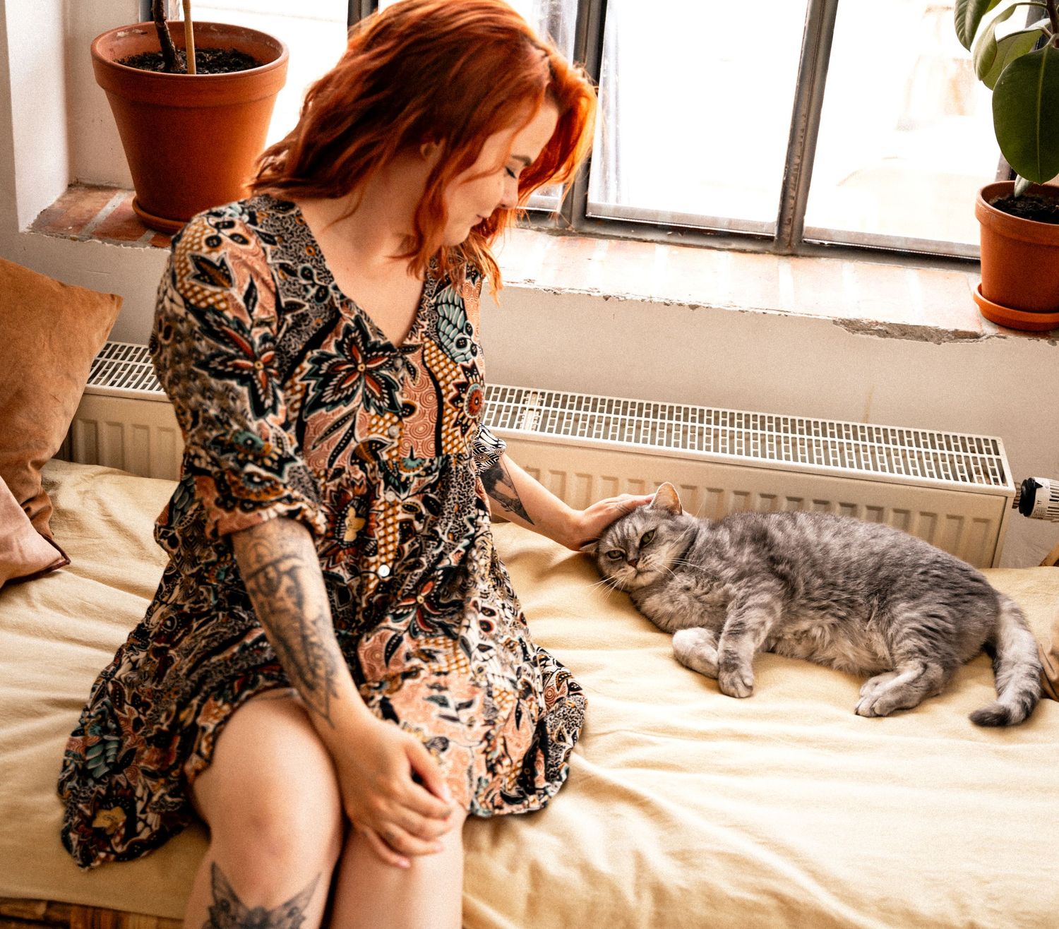 Fotografin Christin in Wuppertal mit Katze.