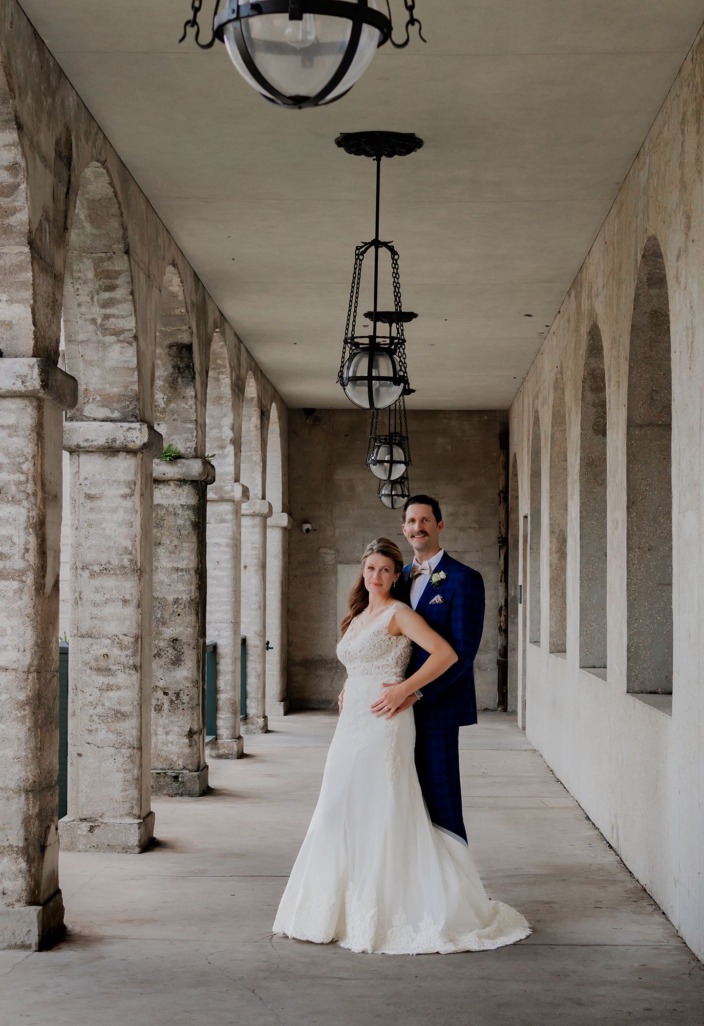 Wedding photography at the Lightner Museum in St. Augustine, Florida.